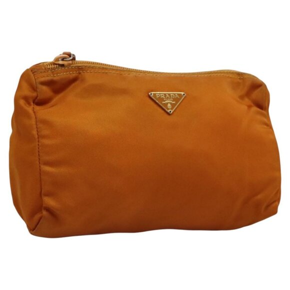 PRADA Pouch Nylon Orange Auth - Picture 1 of 15